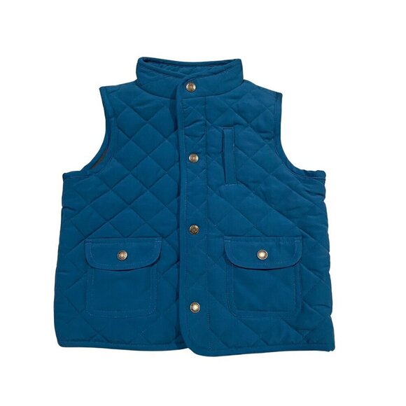Janie and Jack Other - Janie and Jack Baby Girl's Blue Quilted Vest - Size 12-24 months - Like New!